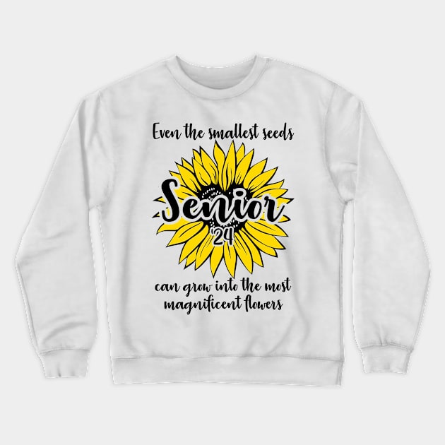 Class of 2024 Senior Gifts Funny Seniors 2024 Crewneck Sweatshirt by KsuAnn